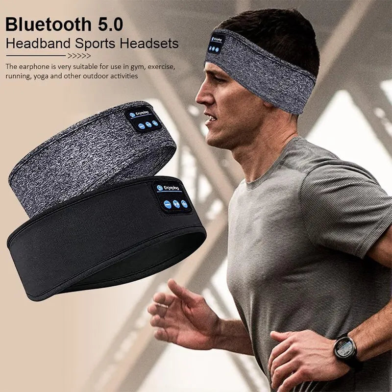 SleepSound Pro™ – Wireless Bluetooth Sleep Headband | Comfortable Sleep Mask with Speakers