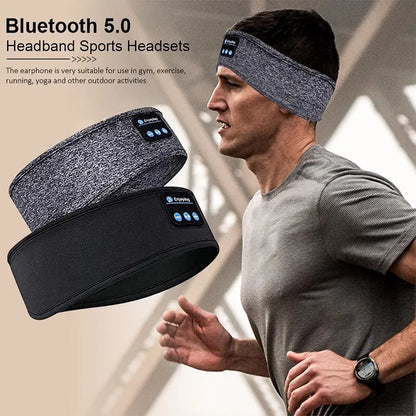 SleepSound Pro™ – Wireless Bluetooth Sleep Headband | Comfortable Sleep Mask with Speakers