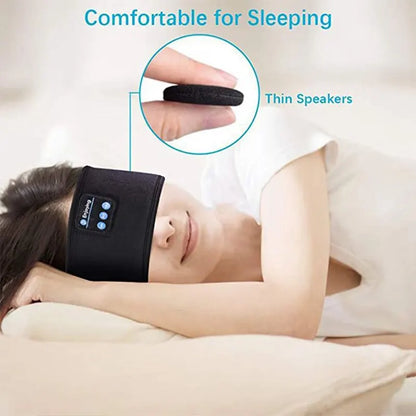 SleepSound Pro™ – Wireless Bluetooth Sleep Headband | Comfortable Sleep Mask with Speakers