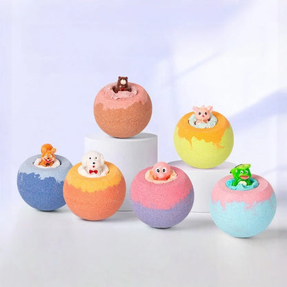 Temora Surprise Bath Balls — Hidden Mermaid Toy Inside | Kids Bath Gift