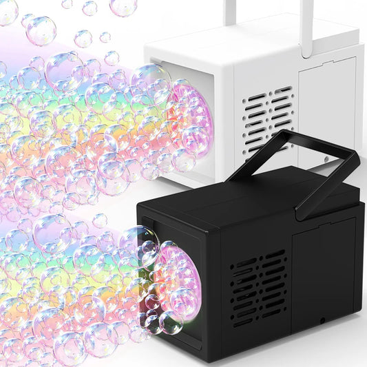 Máquina de Bolhas Elétrica Automática 10 Furos - Brinquedo Infantil para Festas de Aniversário