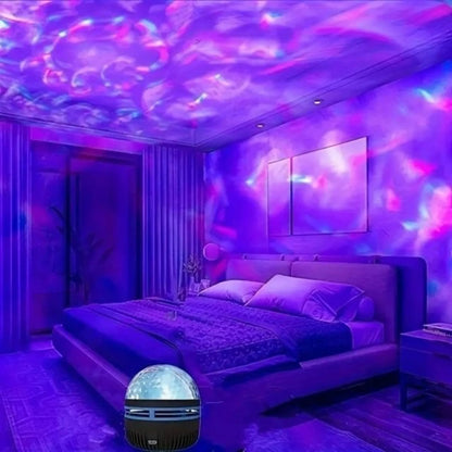 LED Starry Sky Galaxy Projector - RGB Atmosphere Light with Remote Control