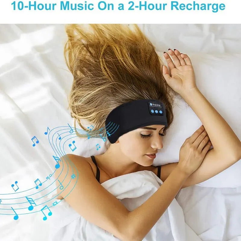 SleepSound Pro™ – Wireless Bluetooth Sleep Headband | Comfortable Sleep Mask with Speakers