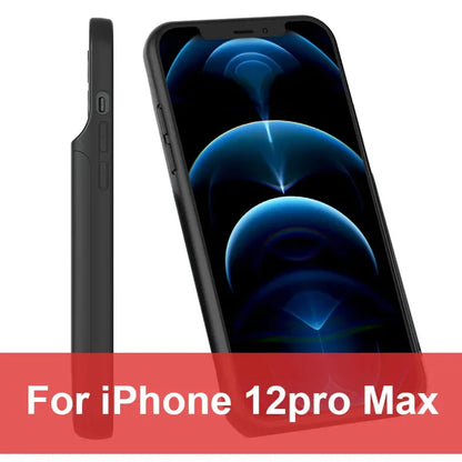 6800mAh Battery Charger Case Powerbank For IPhone 6 7 8 SE X XS XR 11 12 13 14 15 16 pro Backup External Phone Charging Case