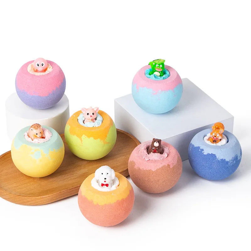 Temora Surprise Bath Balls — Hidden Mermaid Toy Inside | Kids Bath Gift