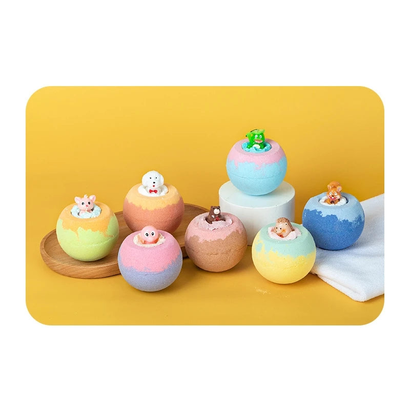 Temora Surprise Bath Balls — Hidden Mermaid Toy Inside | Kids Bath Gift