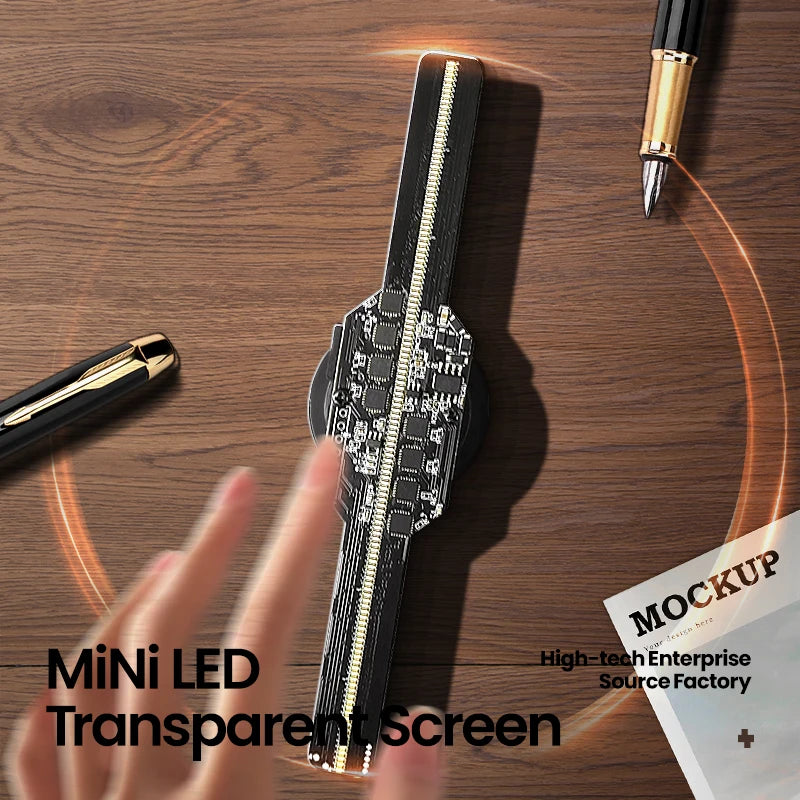 18CM 3D Hologram Fan Projector - LED Holographic Display for Advertising & Events