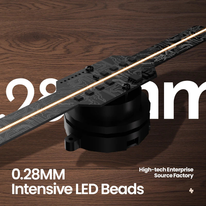18CM 3D Hologram Fan Projector - LED Holographic Display for Advertising & Events