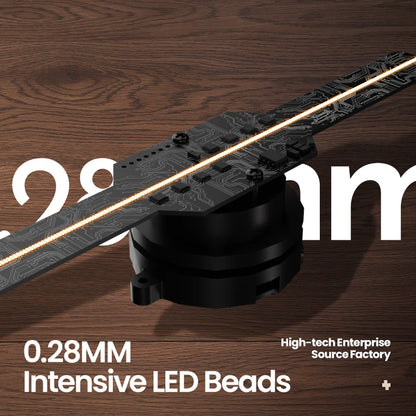 18CM 3D Hologram Fan Projector - LED Holographic Display for Advertising & Events