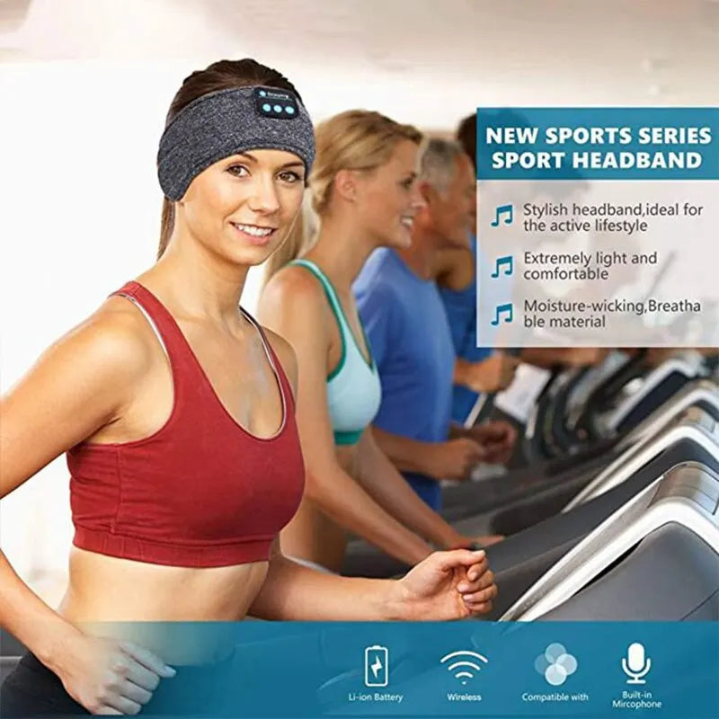 SleepSound Pro™ – Wireless Bluetooth Sleep Headband | Comfortable Sleep Mask with Speakers
