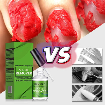 MAFANAILS 15ml Magic Gel Polish Remover - Fast UV Gel Removal, No Soak Off Required