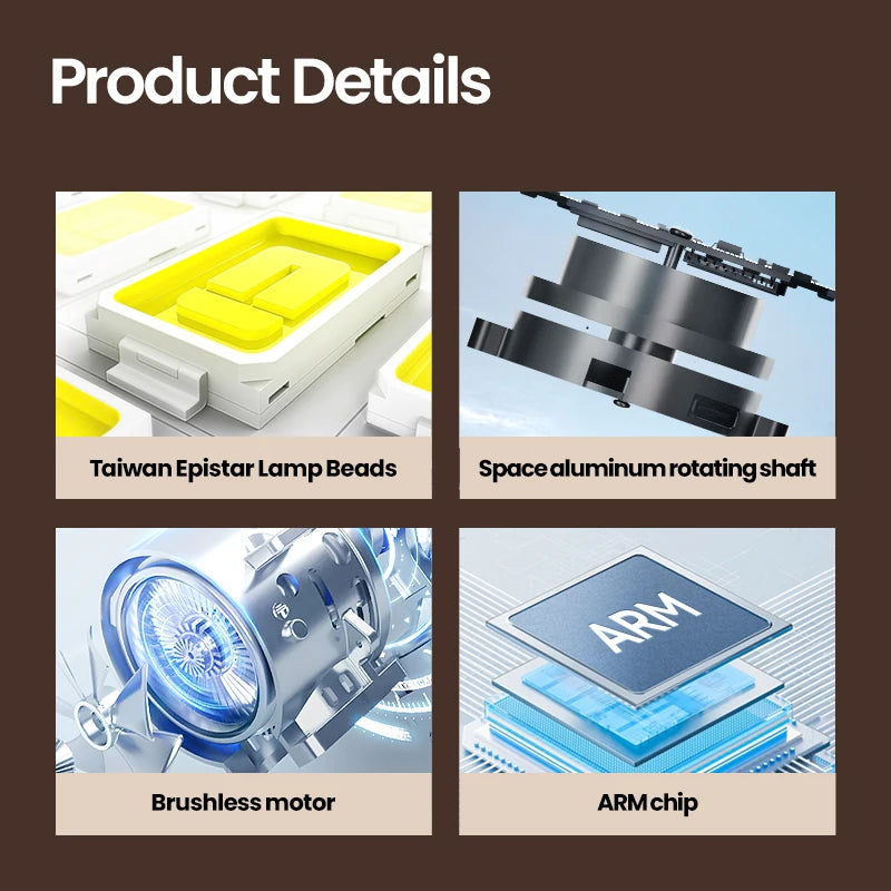 18CM 3D Hologram Fan Projector - LED Holographic Display for Advertising & Events