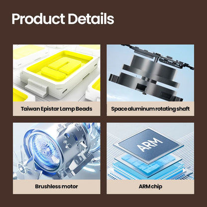 18CM 3D Hologram Fan Projector - LED Holographic Display for Advertising & Events