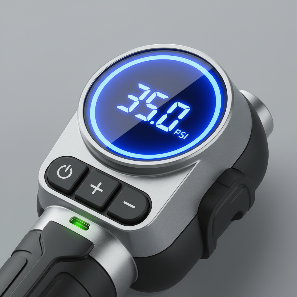 Detalhe do display digital