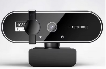 Mini Webcam 4K, Webcam 2K Full HD com Microfone, 30fps, USB, Foco Automático, para PC e Laptop, Ideal para Gravação de Vídeo