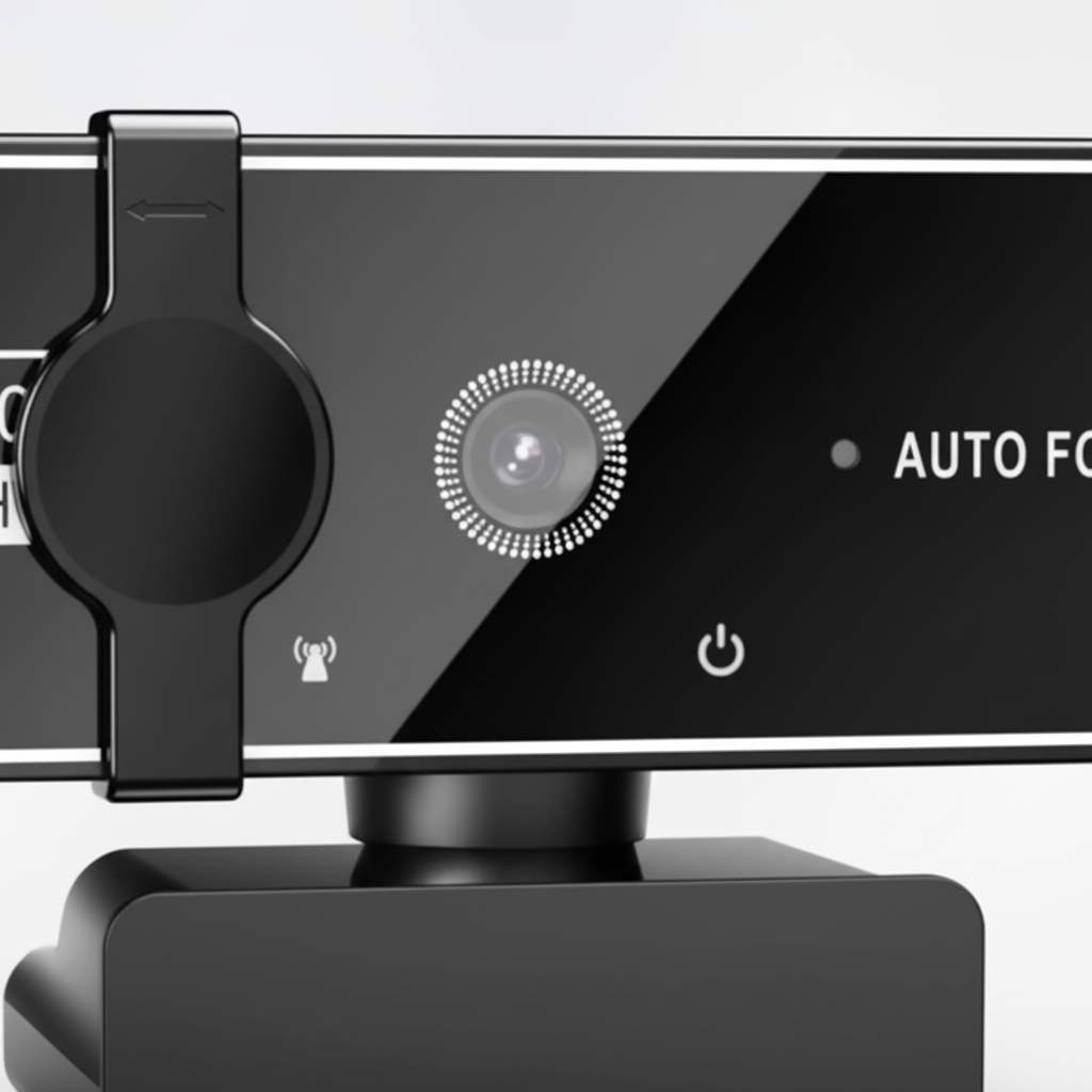 Webcam close-up da lente